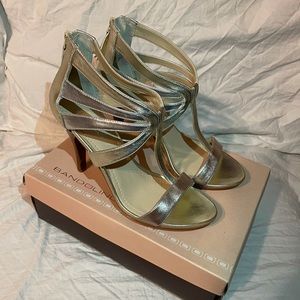 Bandolino Palmero Champagne Gold Heels